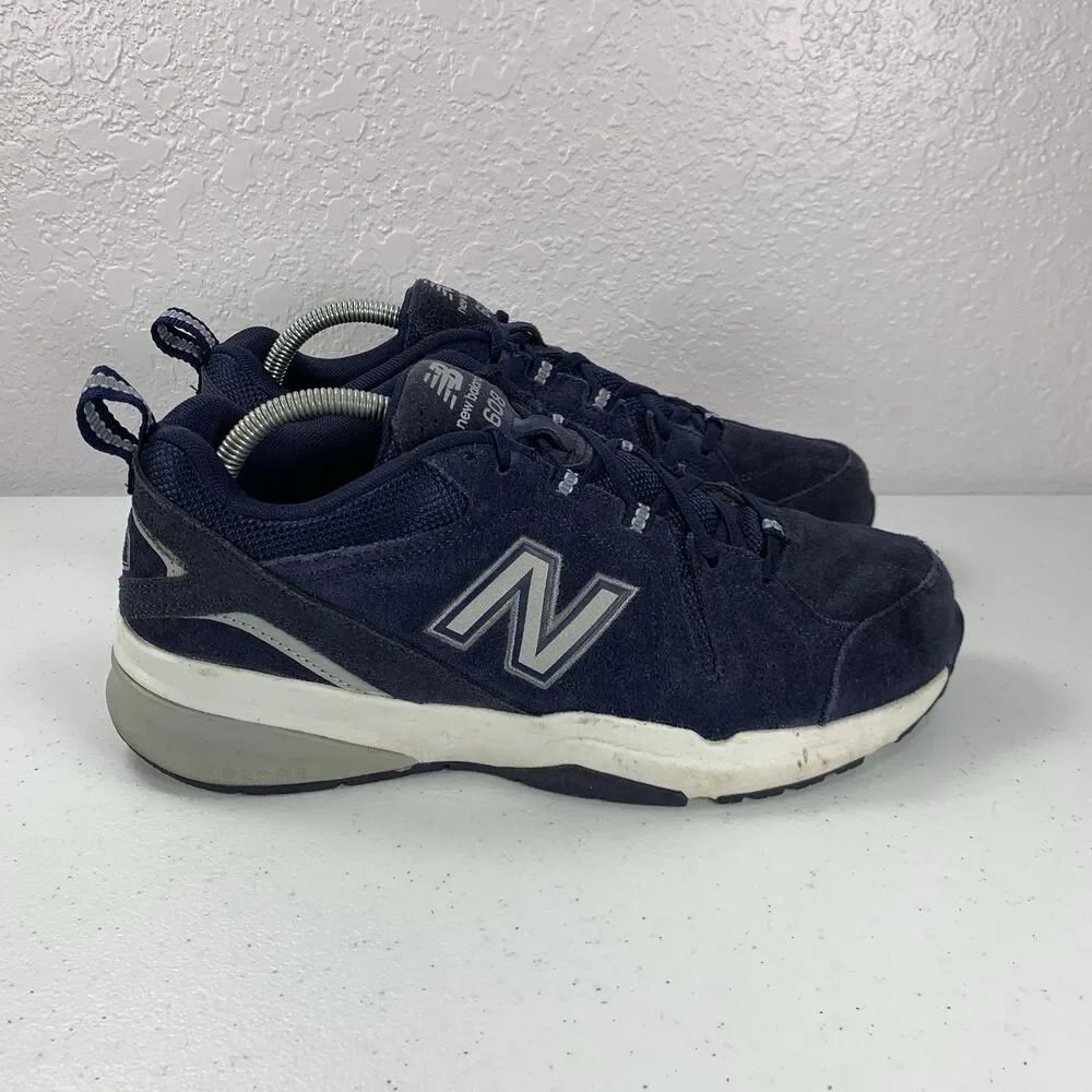 New Balance 608v5 Navy Blue Sneakers Mens 9.5 Suede MX608UN5